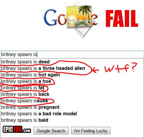 Scene: britney Spears Fail