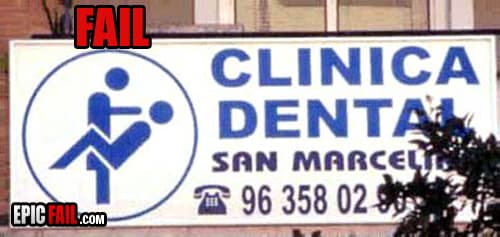 Clip: dental Clinic Sign Fail