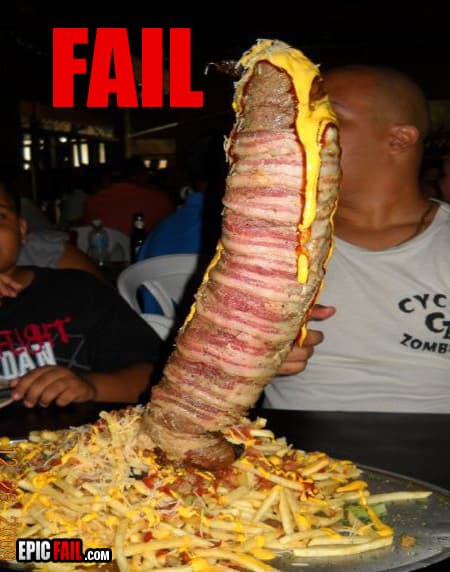 Scene: appetizing Meal Fail