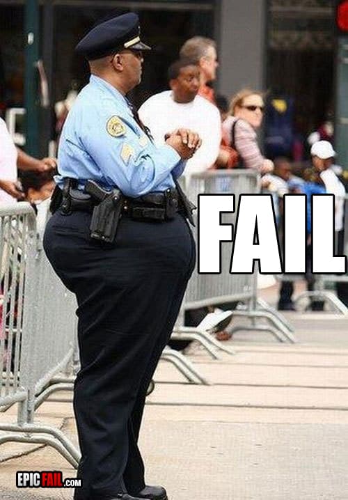 Scene: cop Fail
