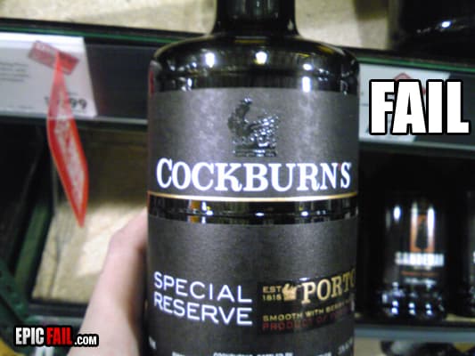 Scene: product Name Fail