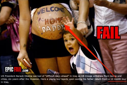Moment: daddy Fail