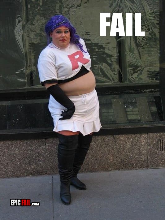 Moment: cosplay Fail