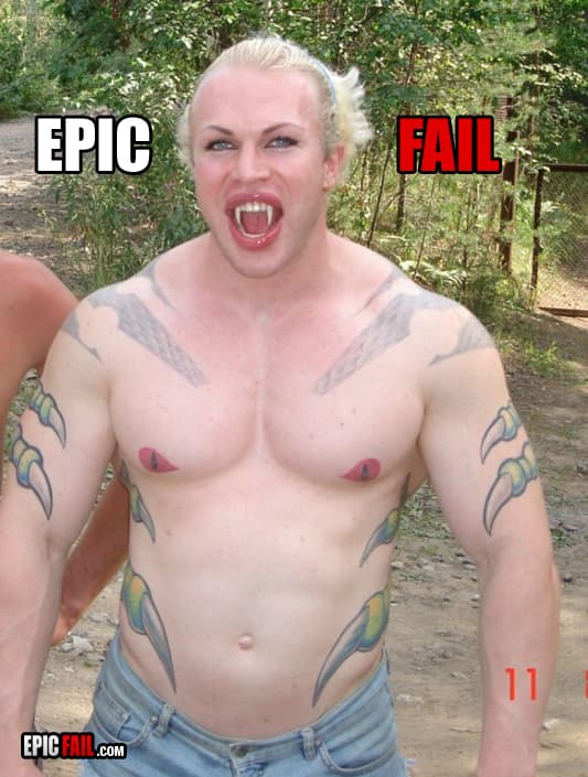 Caught on camera: epic Body Modifications Fail