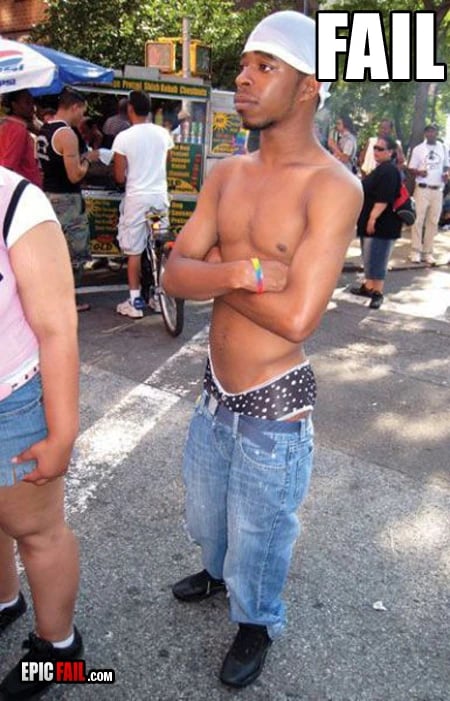 Watch: fashion Fail