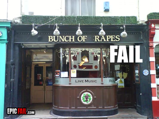 Clip: sign Fail