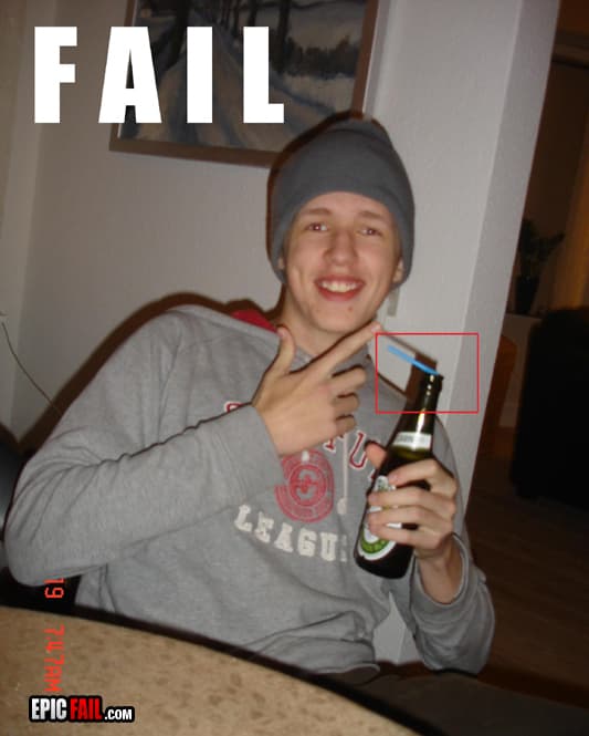Scene: beer Drinker Fail