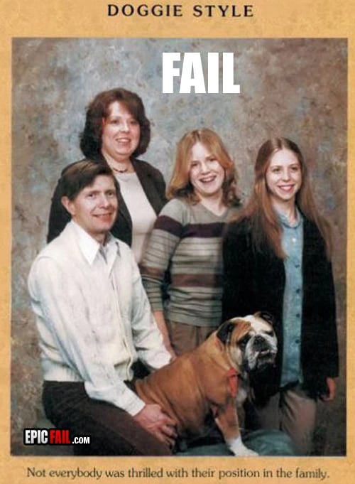 Caught on camera: family Photo Fail