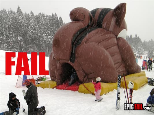 Caught on camera: play Design Fail