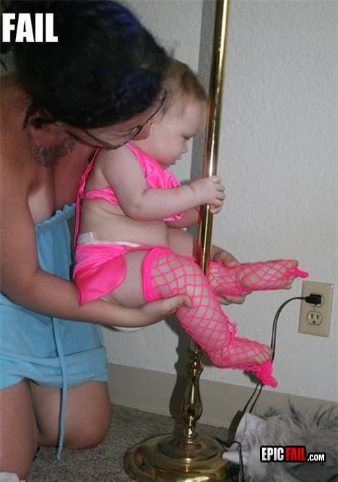 Caught on camera: epic Parenting Fail