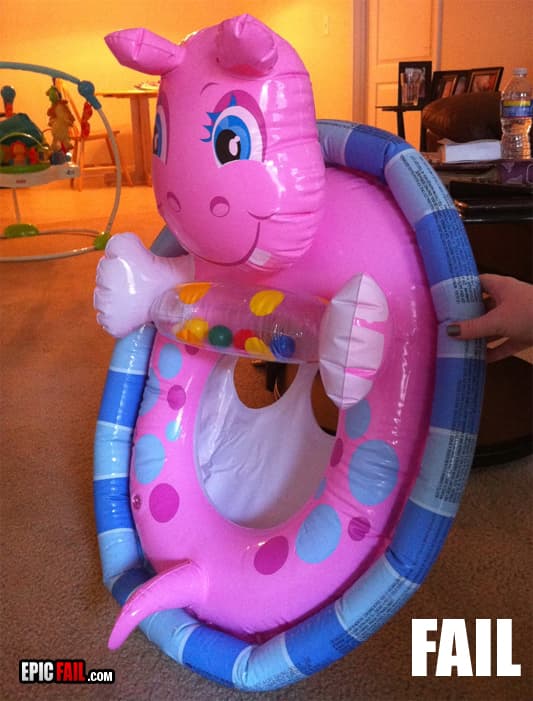 Clip: floatie Design Fail