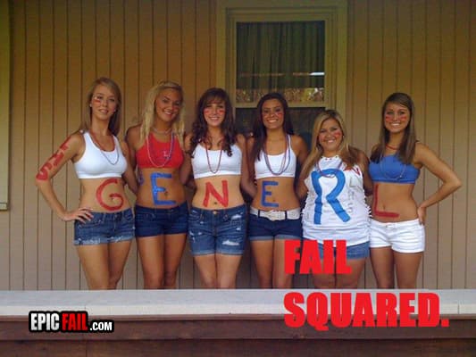 Caught on camera: double Fail
