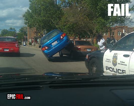 Moment: driving Fail