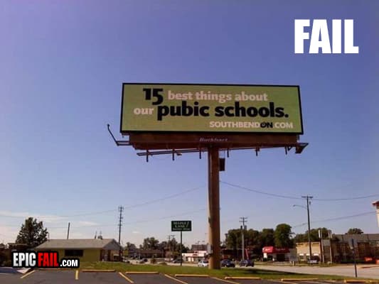 Scene: sign Fail