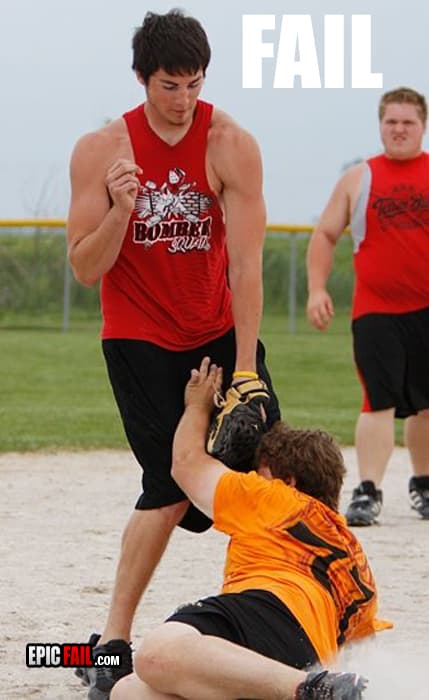Clip: baseball Photo Fail