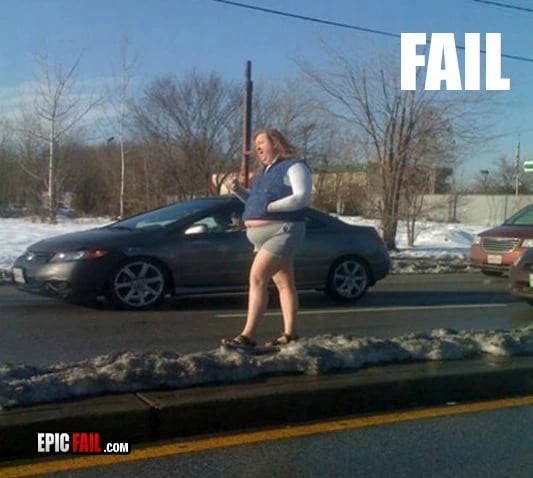 Moment: fashion Fail