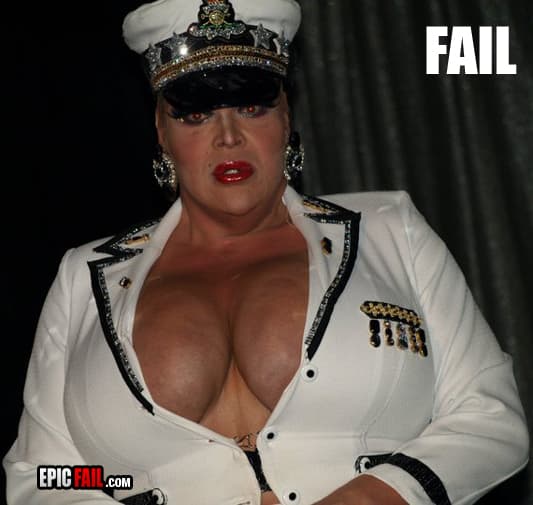 Caught on camera: epic Cleavage Fail