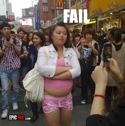 Watch: fashion Fail