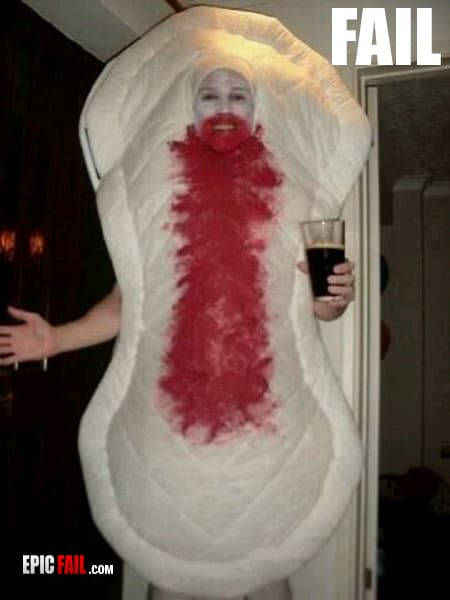 Scene: halloween Costume Fail