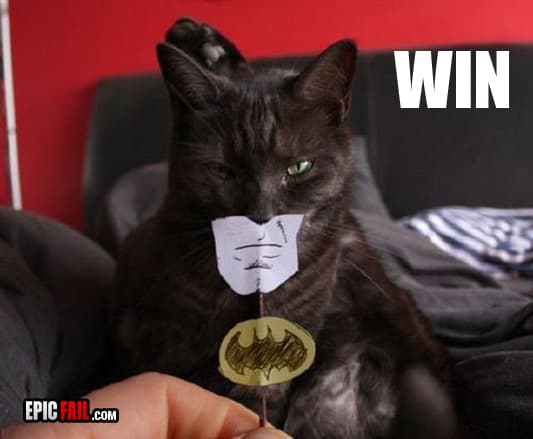 Watch: instant Batman Costume Win