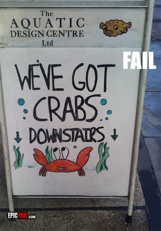 Clip: sign Fail