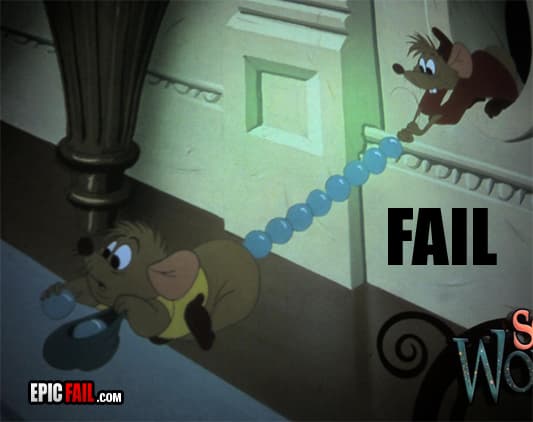Moment: cartoon Fail