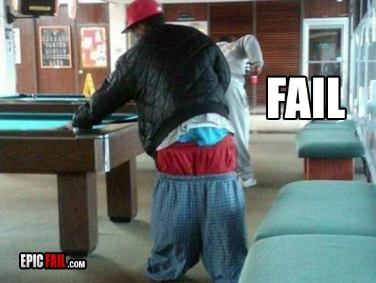 Moment: fashion Fail