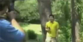 Caught on camera: william Tell Fail