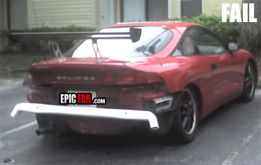 Caught on camera: car Mod Fail