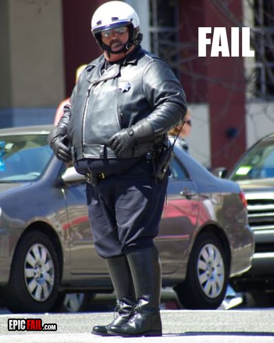 Clip: cop Fail