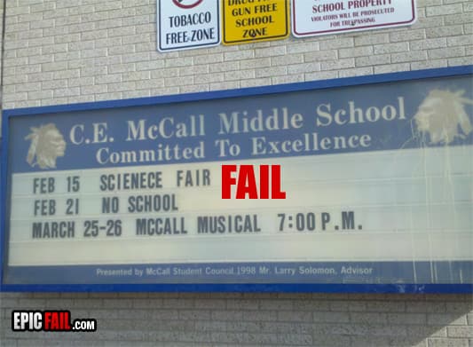 Clip: middle School Fail