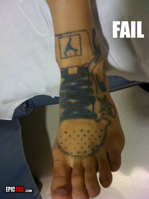 Scene: air Jordan Fail