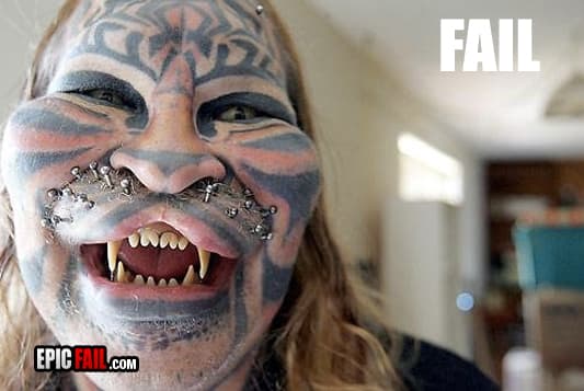 Moment: epic Body Modifications Fail
