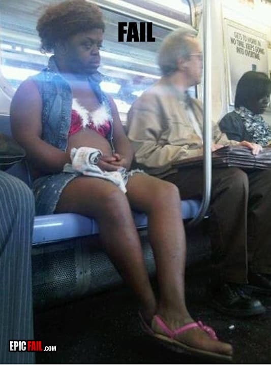 Scene: epic Fashion Fail