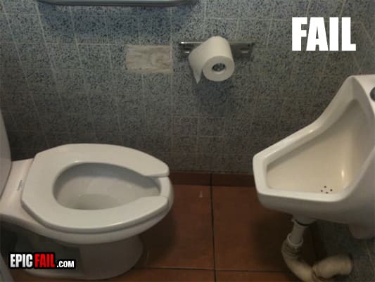 Clip: bathroom Fail