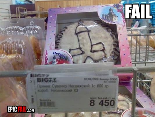 Scene: cake Fail