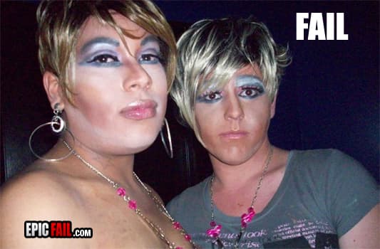 Scene: double Makeup Fail