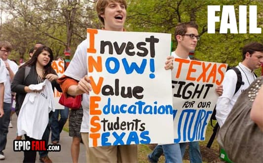 Moment: education Fail