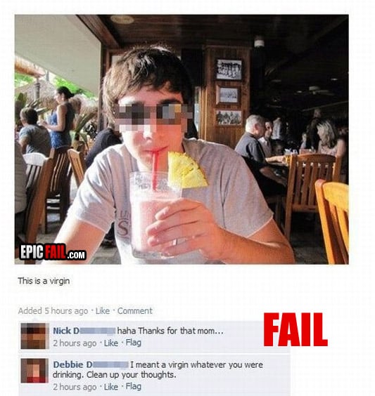 Caught on camera: facebook Fail