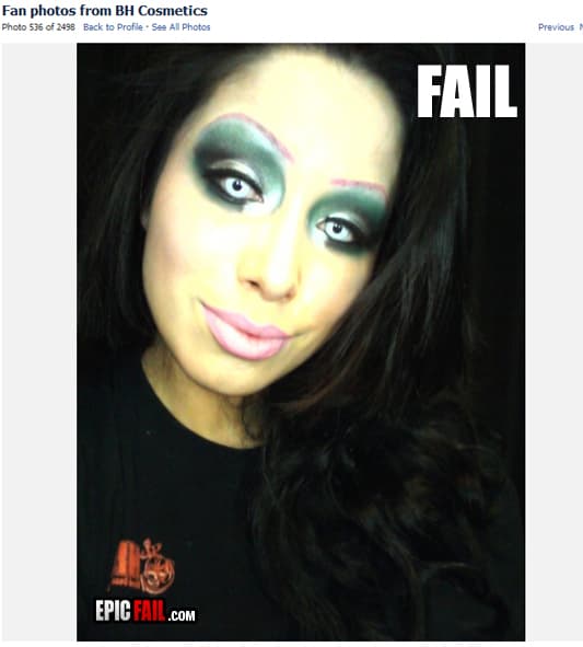 Moment: beautification Fail
