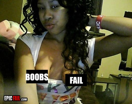Watch: boobs Fail