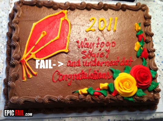 Caught on camera: cake Decorator Fail