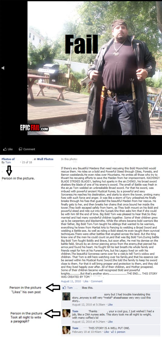 Moment: role Playing Fail