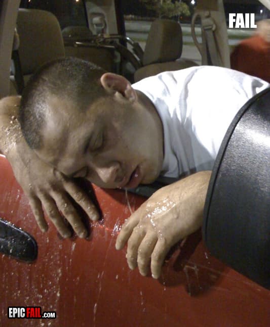 Watch: drinking Fail