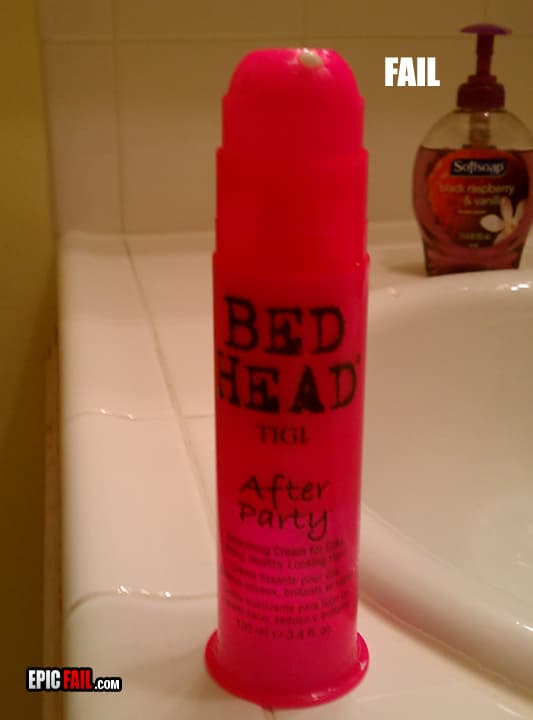 Caught on camera: hair Product Design Fail
