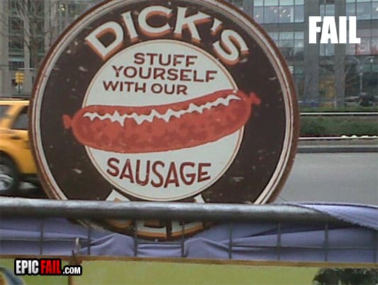 Moment: sign Fail