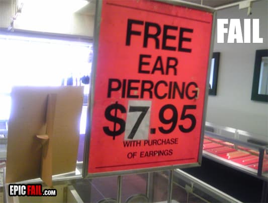Scene: sign Fail