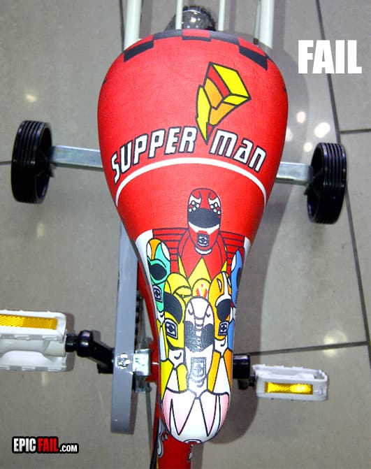 Moment: bike Seat Fail