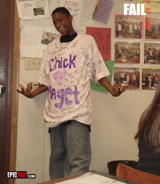 Caught on camera: chick Magnet Fail
