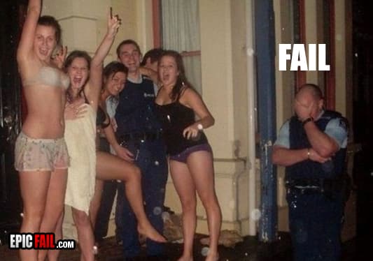 Watch: cop Partner Fail
